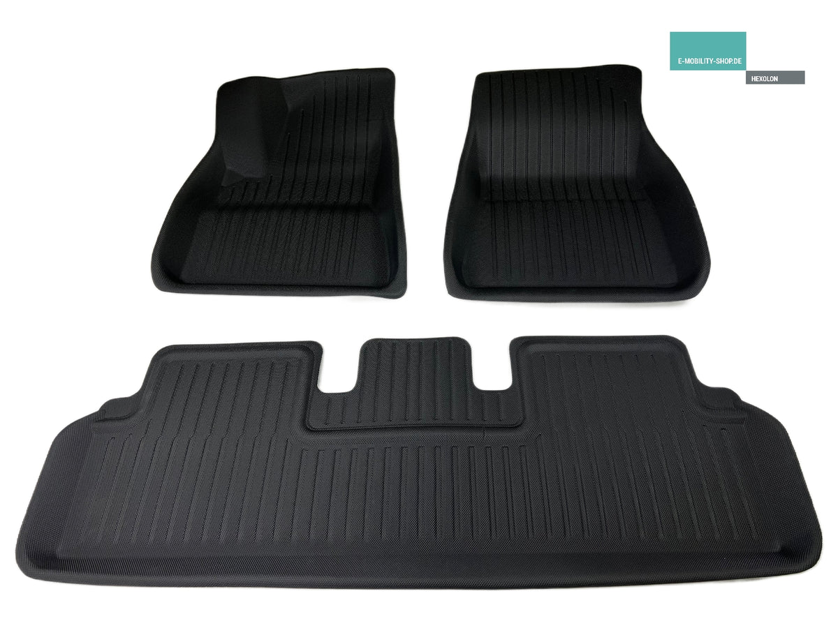 Tesla Model Y Premium AllwetterFußmatten, 3teiliges Set EMobility Shop