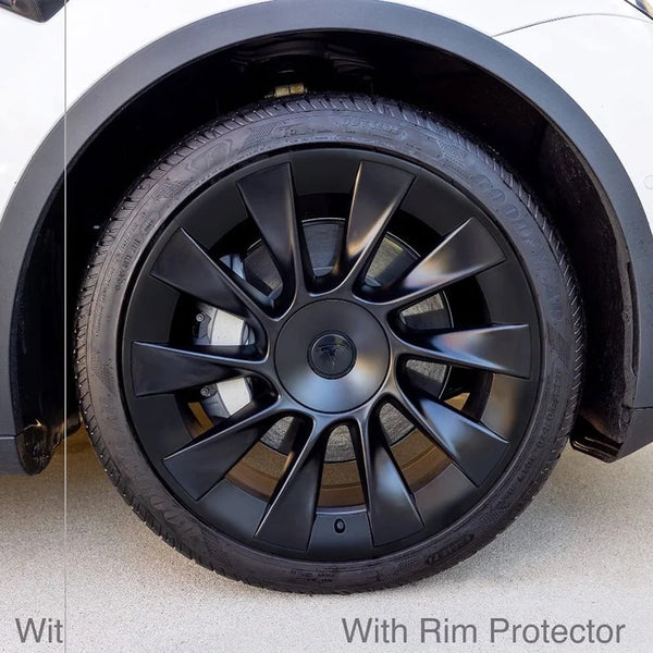 Tapas de protección de llantas de aluminio Tesla Model Y