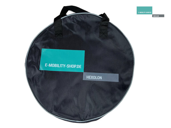 Bolsa para cable de carga tipo 2 redonda con logo - E-Mobility Shop