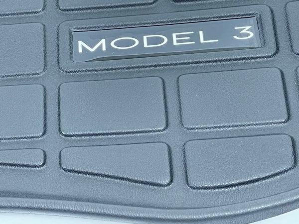 Tesla Model 3 Refresh Frunk Mat Small - Diseño rectangular