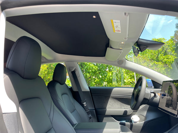 Juego de 4 piezas de elementos de parasol Tesla Model 3 - para todos los M3 excepto 2021 de producción en EE. UU.