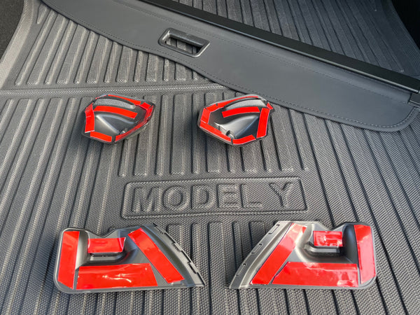Persiana enrollable para maletero Tesla Model Y - repisa para paquetes / tapa del compartimento de carga enrollable