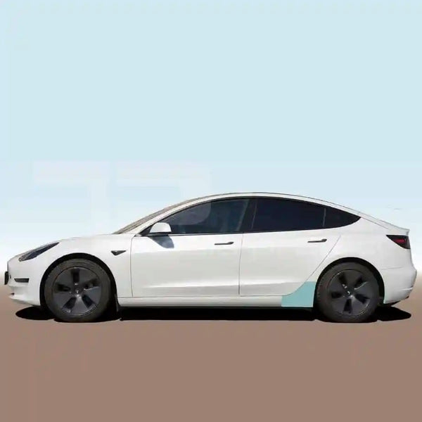 Película protectora Tesla Model 3 - juego de 4, panel basculante trasero y paso de rueda