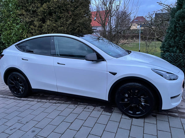 Cubiertas de espejo de carbono real Tesla Model Y - mate