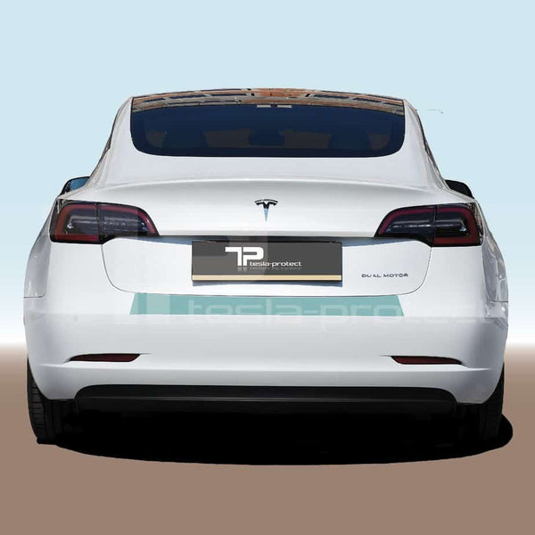 Lámina protectora para el borde de carga Tesla Model 3 - lámina protectora para el borde de carga en un juego completo