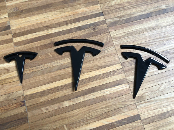 Set T-Logo para delantero, trasero y volante para Modelo Y - tapas