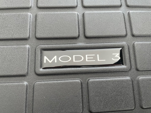 Tesla Model 3 Refresh Frunk Mat Small - Diseño rectangular
