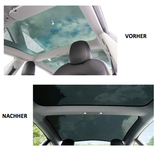 Juego de 4 piezas de elementos de parasol Tesla Model 3 - para todos los M3 excepto 2021 de producción en EE. UU.